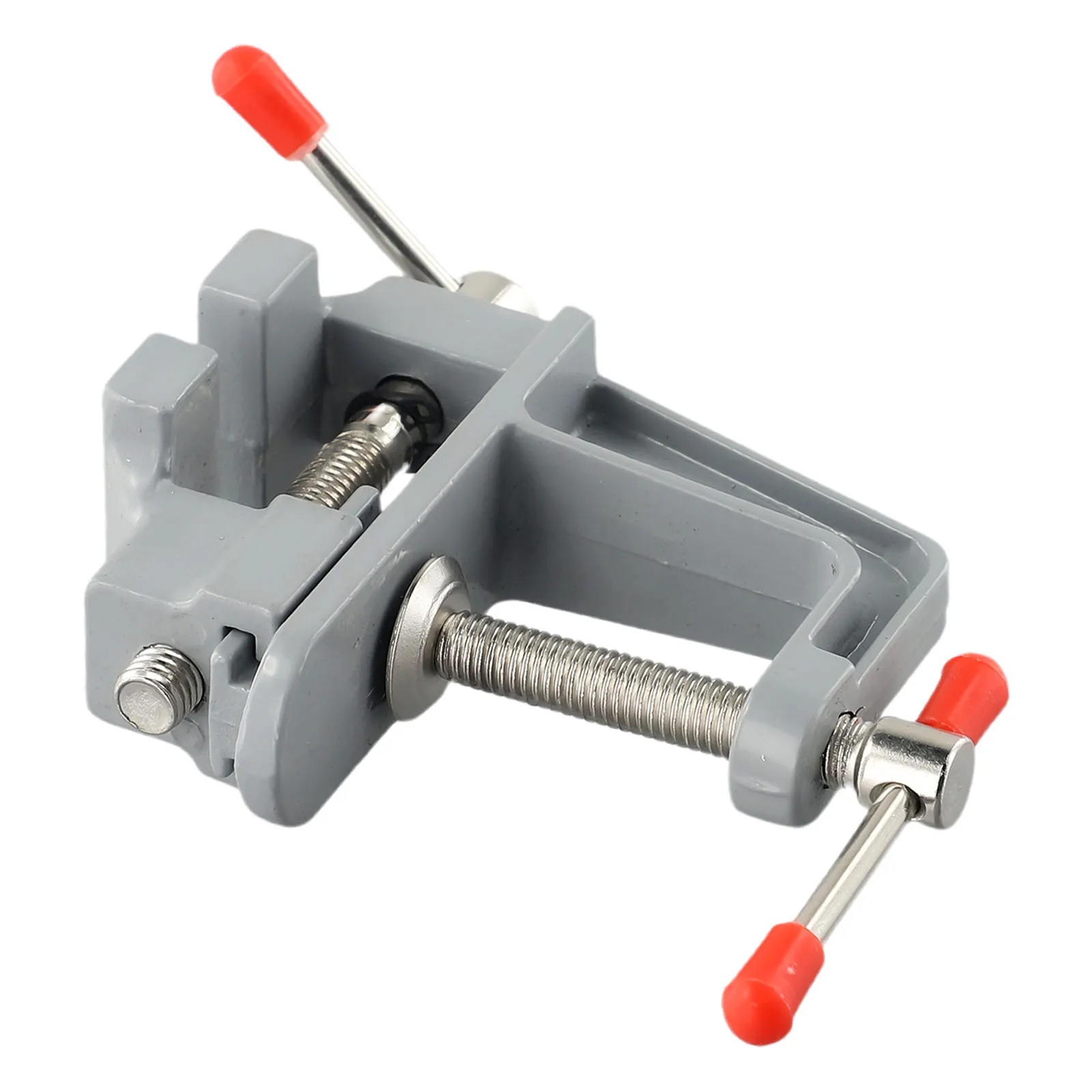 Aluminum Mini Bench Vise Miniature Small Jewelers Hobby Clamp On Table Bench Vise 36mm Mounting Clamp Depth Mini Tool Vice