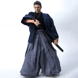 1/6 Scale Male Soldier Ancient Japanese Samurai Suit Kimono Sword Costume Accessories Model for 12in Action Figure Body