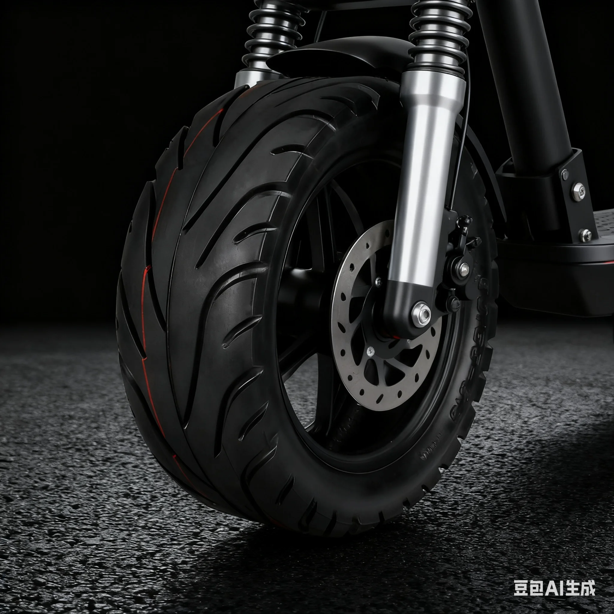 

10-дюймовая утолщенная шина для электрического скутера — 90/65-6,5 шоссейная вакуумная шина, противоскользящая и устойчивая к проколам запасная часть