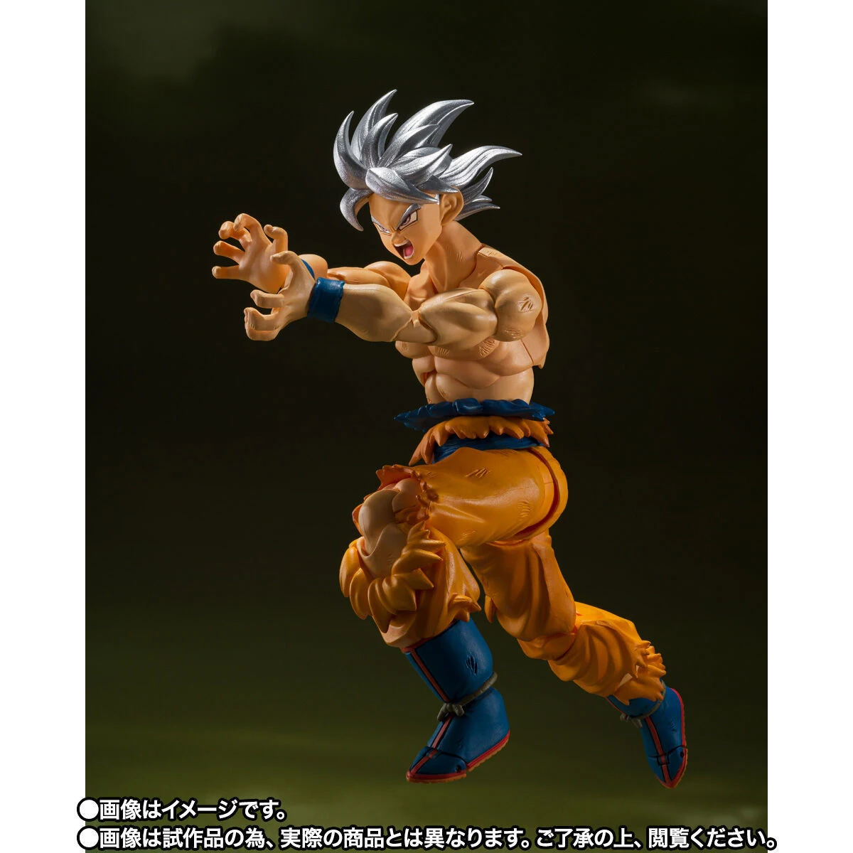 Original BANDAI SHFiguarts Anime Dragon Ball Super VJ 30th Toyotarou Edition Ultra Instinct Son Goku Action Figure Genuine Model