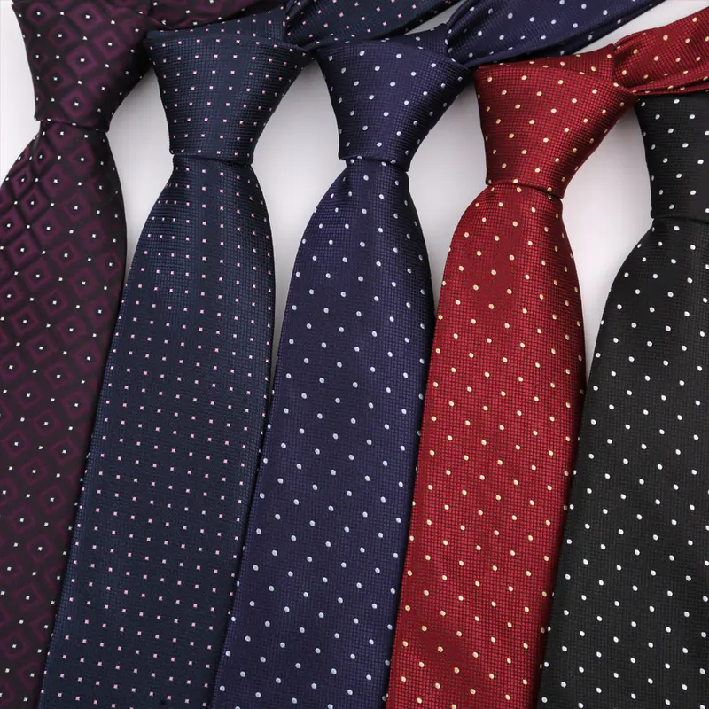 Luxury 8CM Mens Ties Necktie Polka Dot Ties For Man Groom Neck Tie For Men Business Wedding Party - Image 2