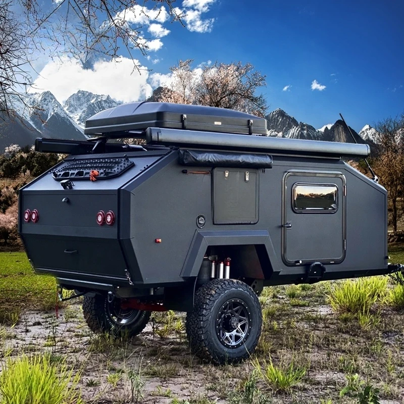 Functional Lightweight Compact Camping Offroad Mini Camper Trailer Travel