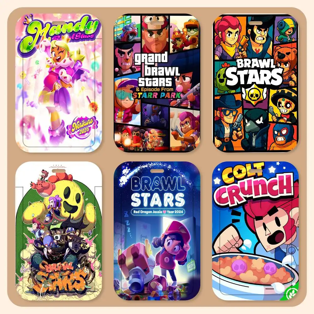 

Держатели для карт Game B-rawl Game S-Stars, держатели для студенческих удостоверений, шейные держатели для карт, контроль доступа