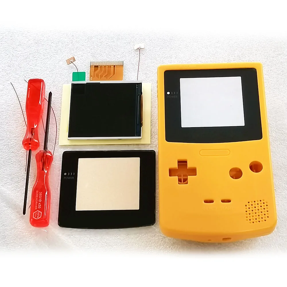 

2,45-дюймовый GBC IPS, высокая яркость, сменный ЖК-дисплей, комплекты модов для Gameboy Color W/Shell, без выреза, простота установки