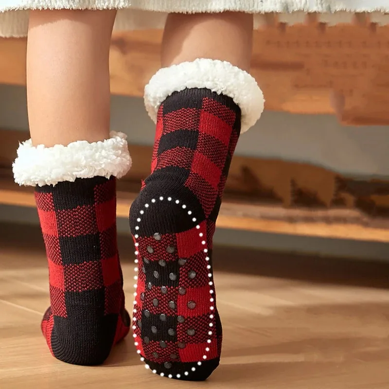 

1 пара напольных носков, женские коверы для взрослых, домашние мягкие носки из овечьей шерсти, ежемесячные снежные тапочки, чехлы для носков