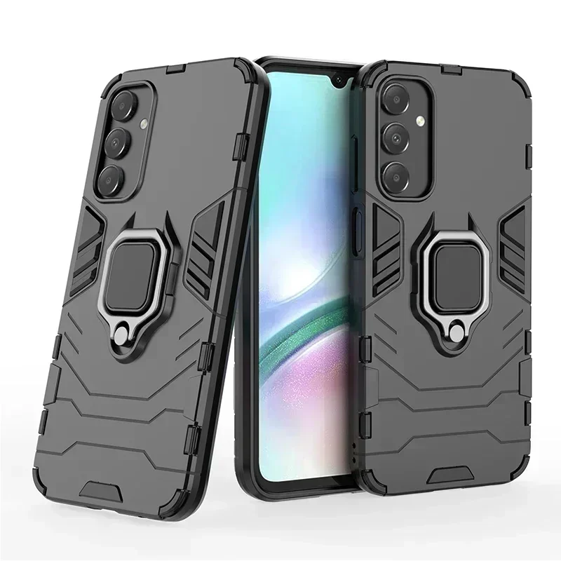 Shockproof Case for Samsung A42 5G A32 A12 A22 A54 A34 A24 A14 LTE A04S Ring Stand Phone Case for Galaxy M32 M12 M54 5G