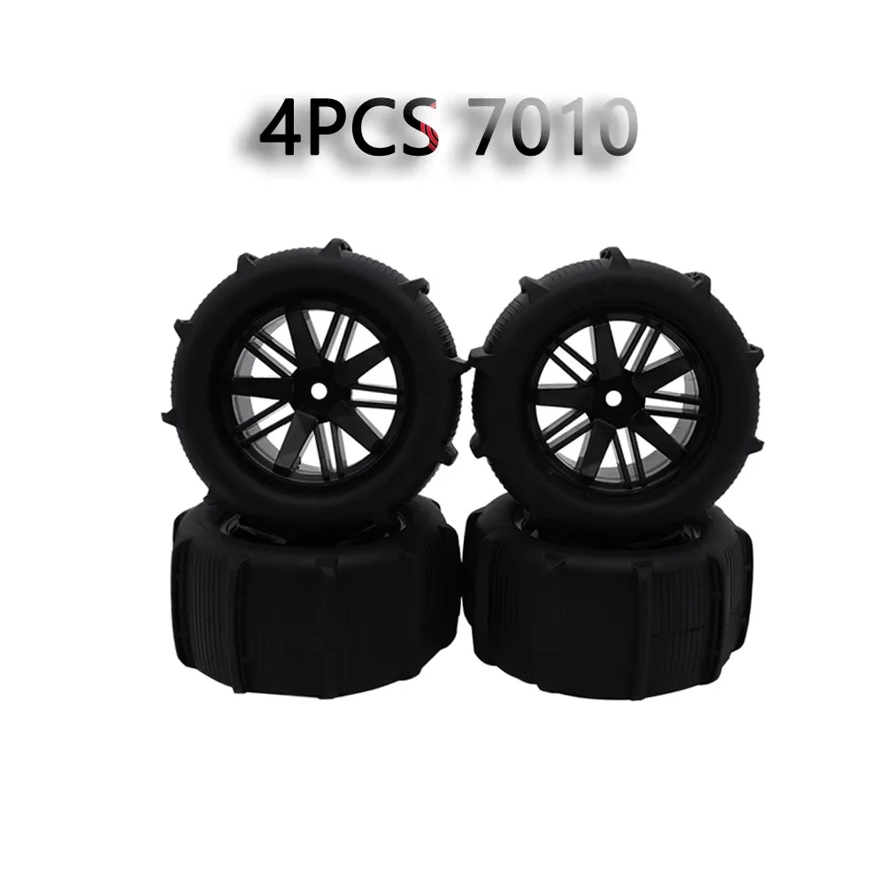 4 stks/partij 12mm Hex Monster Truck Wielbanden voor SCY 16101 Pro 16102 Pro 1:16 14210 1:14 MJX Off Road banden RC Auto Upgrade Onderdelen