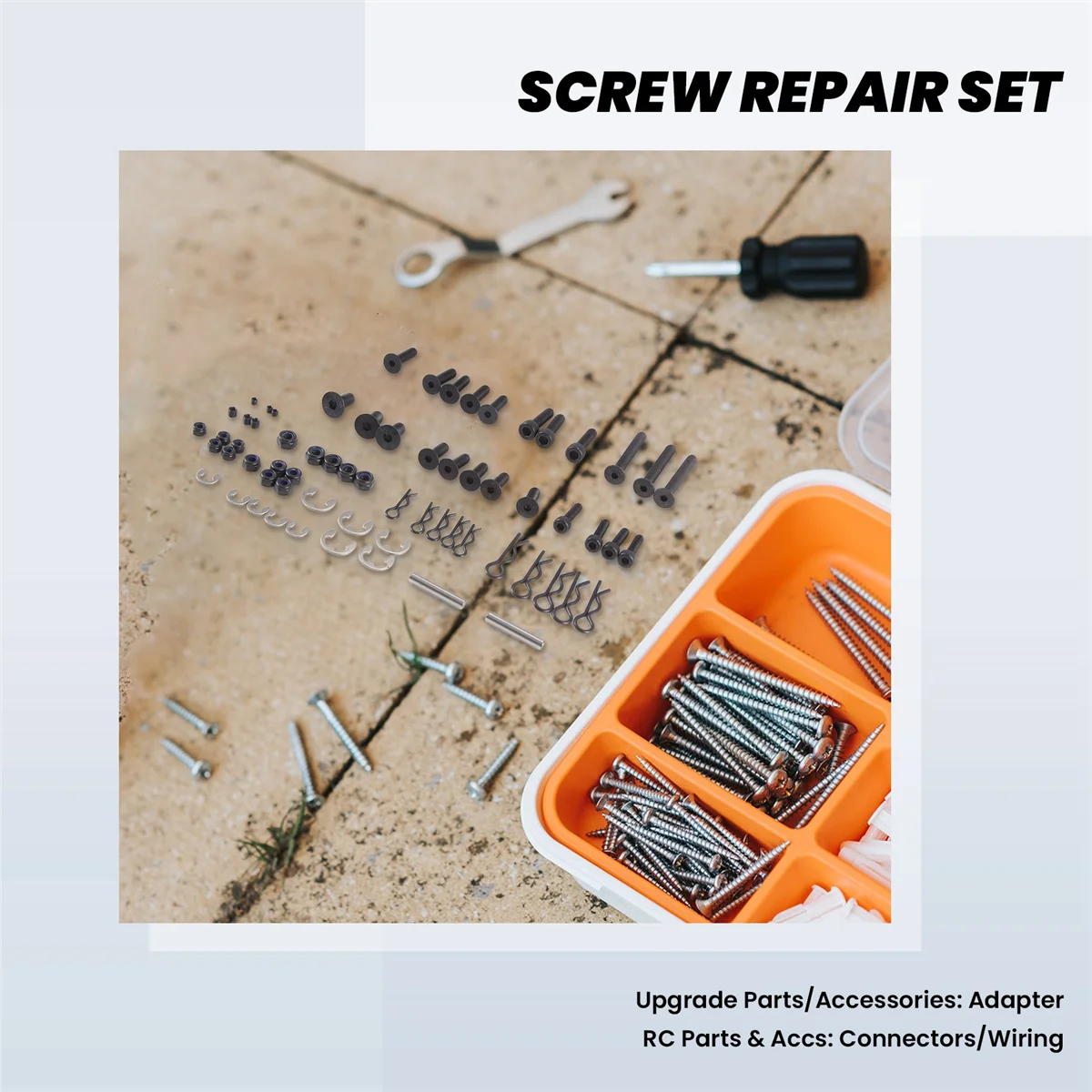 좋음~1/5 Hpi Baja 5B 부품용 나사 수리 세트 수리 키트 Rovan Km Rc Car- 690111