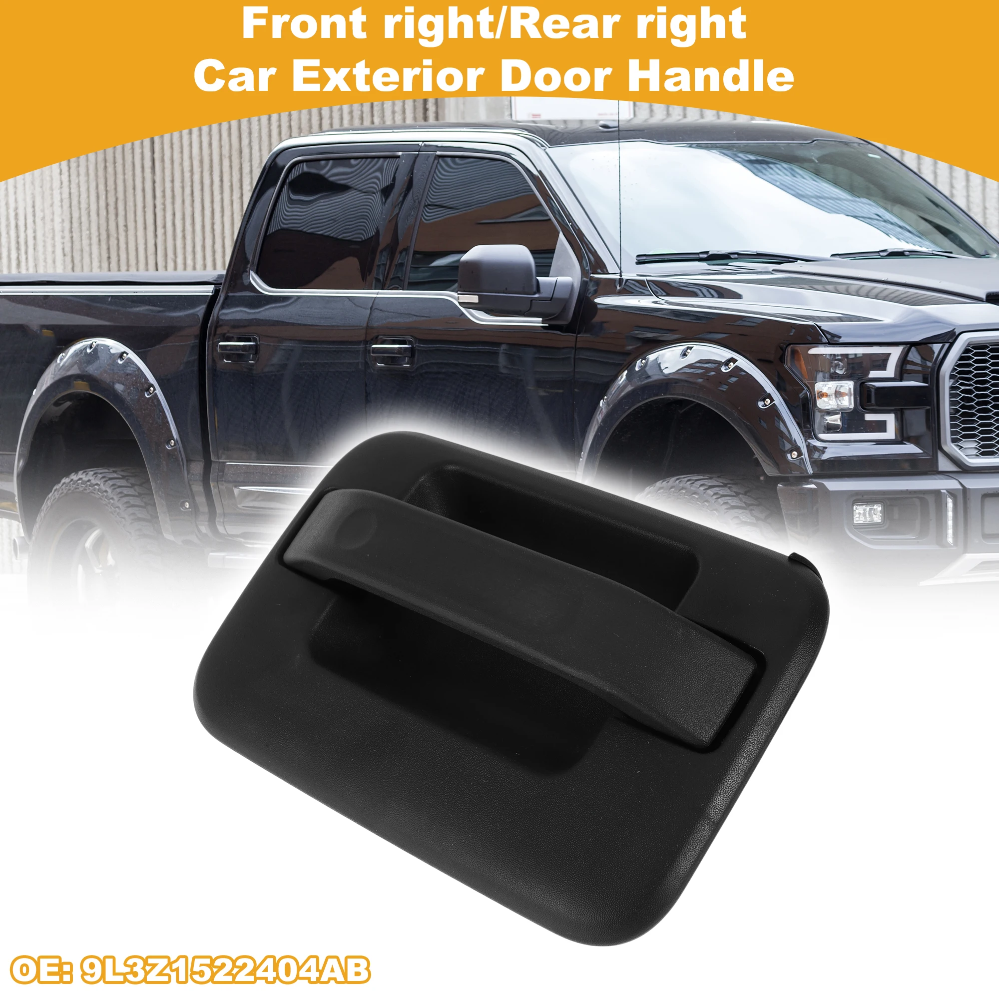 

UXCELL Car Exterior Door Handle No.9L3Z1522404AB for Ford F150 2004-2014