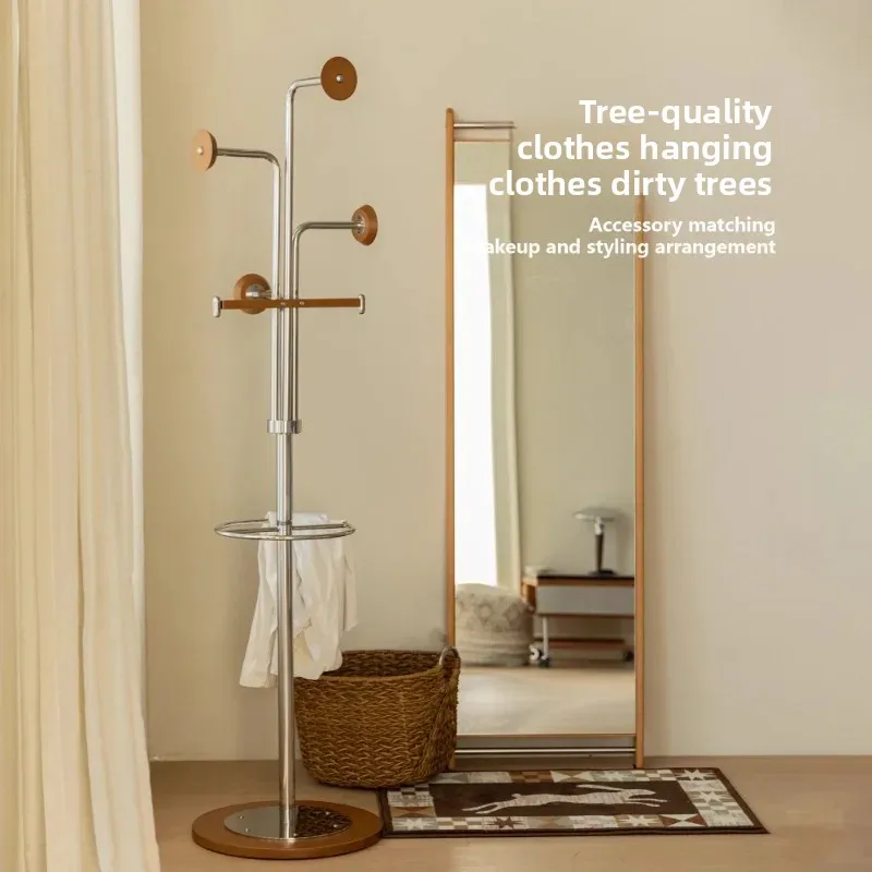 Bedroom floor coat rack