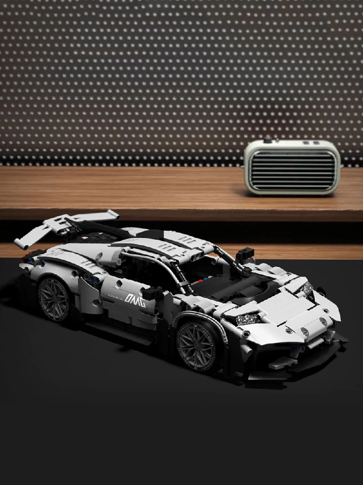 Ensemble de blocs de construction modulaires de supercar, Concept technique 1:14, assemblage de voiture d'hypercar de Sport, Kit de modèle en brique, jouet, cadeau pour enfant et adulte, 1164 pièces