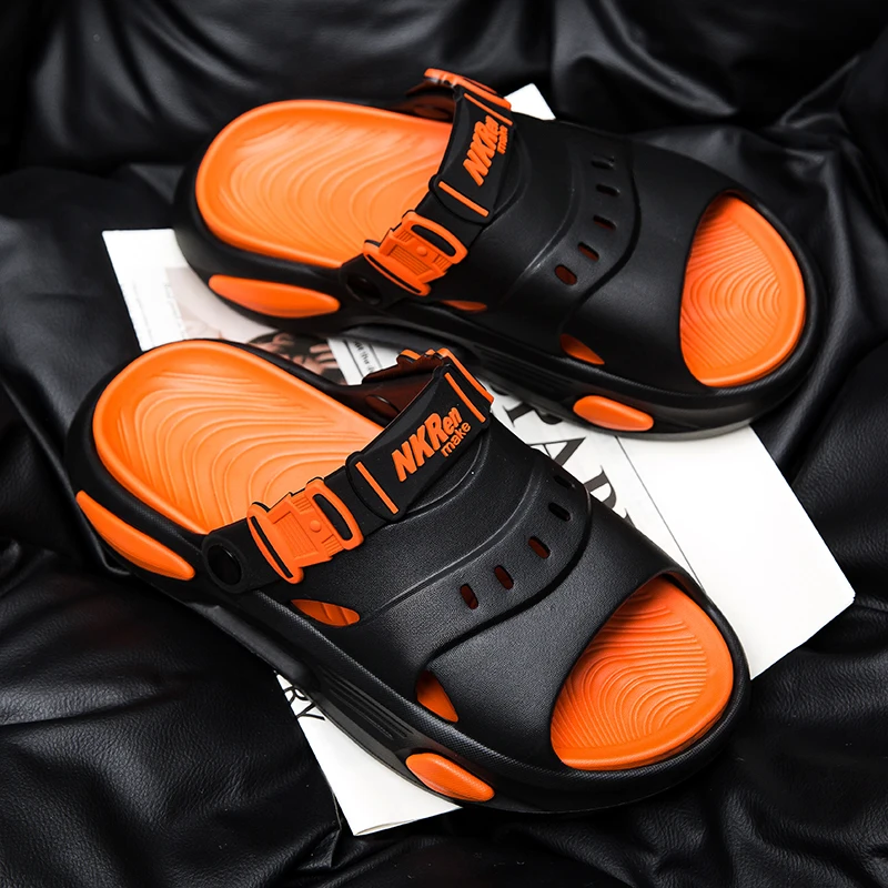 

Summer Outdoor Sandals For Men Beach Clogs EVA Soft Breathable Slippers Slides Men Casual Water Garden Shoes Male Beach Sandals