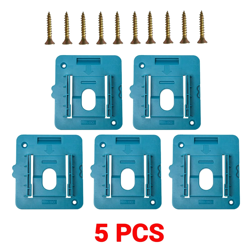 1-10 STUKS Batterij Houder voor Makita 18V Li-Ion Batterij Gereedschap Machine Houder Opbergrek Muurbevestiging voor BL1860 BL1850 (Geen Batterij)