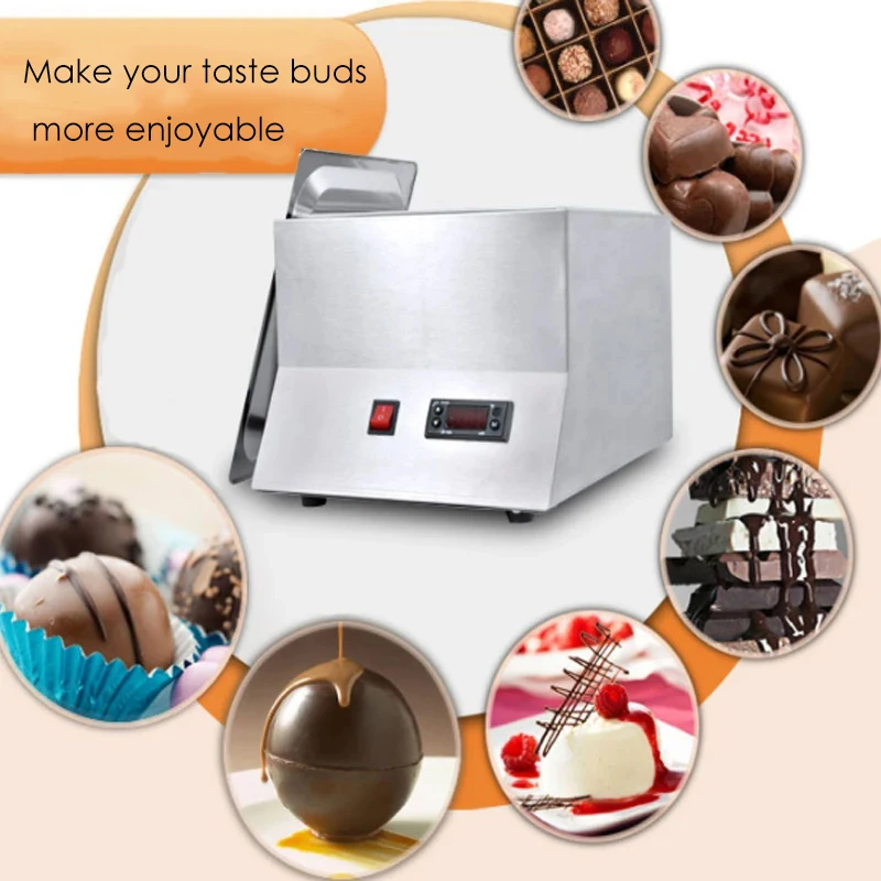 Commercial Hot Chocolate Dipping Electric Chocolate Melting Pot Candy With Chocolate Heating Machine Warmer Melter 1 Lattices