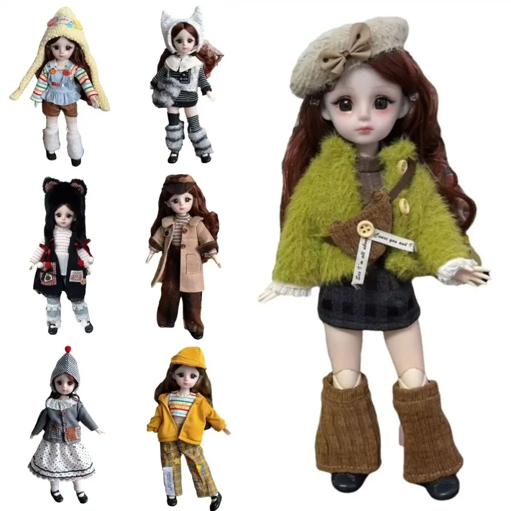 Hübsche 30cm BJD-Kleidung, Schöner Pullover-Mantel, 1/6 Maßstab Kleidung, Casual Set, Lolita-Rock, Wechseloutfit