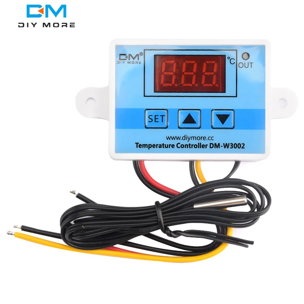 XH-W3002 AC 110V-220V LED Digital Thermoregulator Thermostat Temperature Controller Meter Heating Cooling
