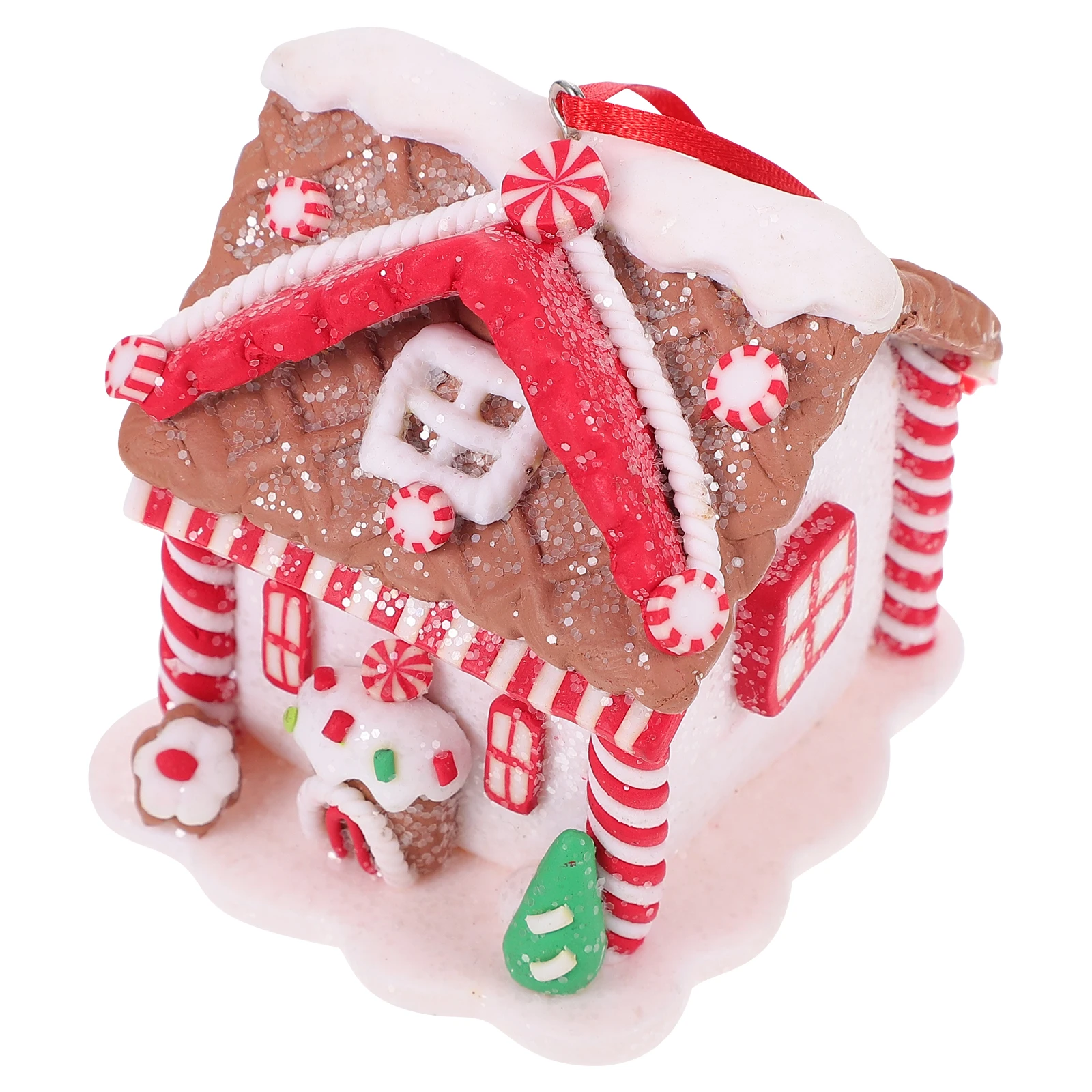 

Small House Pendant Shaped Ornaments for Tree Filler Xmas Decoration Christmas Resin Decorations