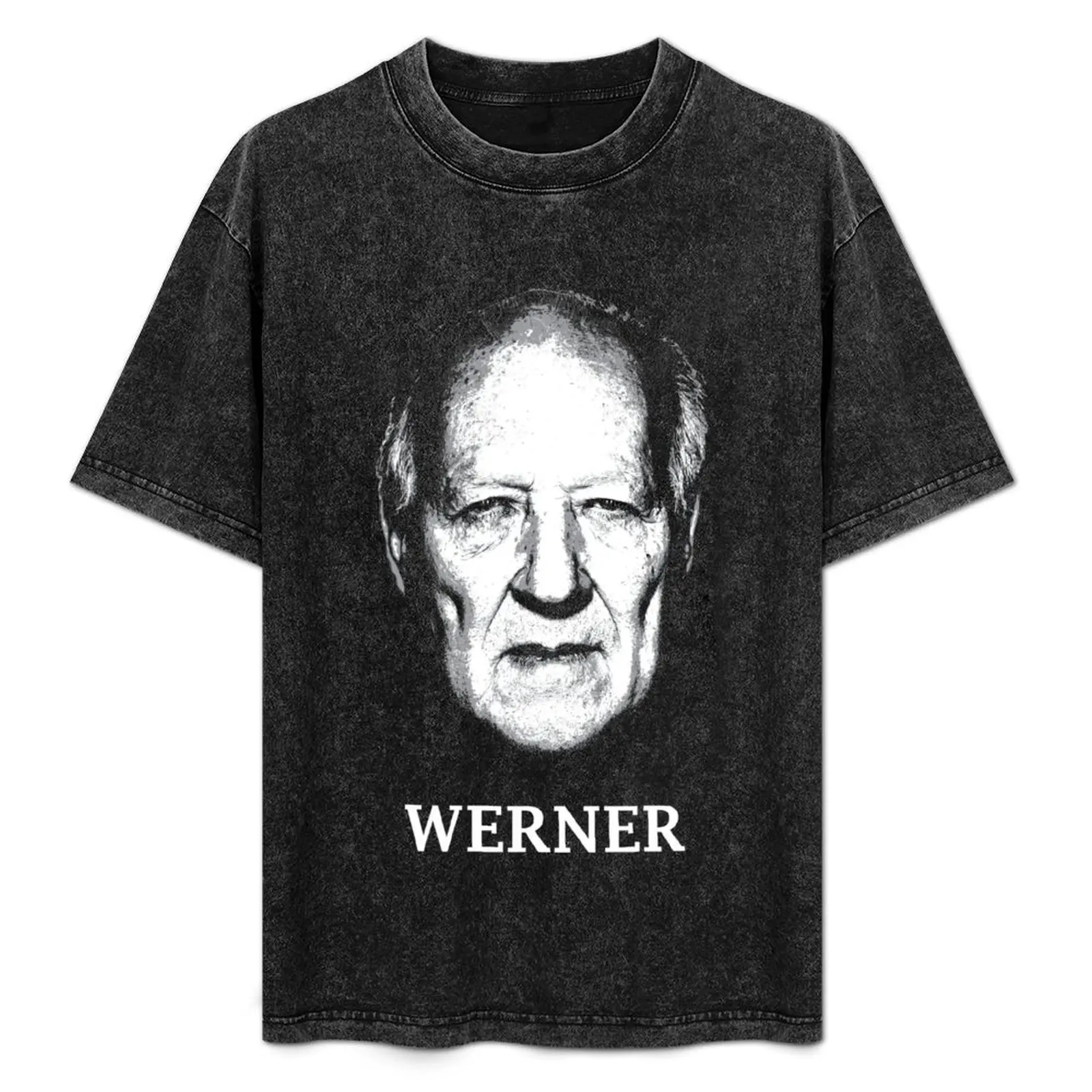 Werner herzog T-Shirt anime boys animal print Men's cotton t-shirt