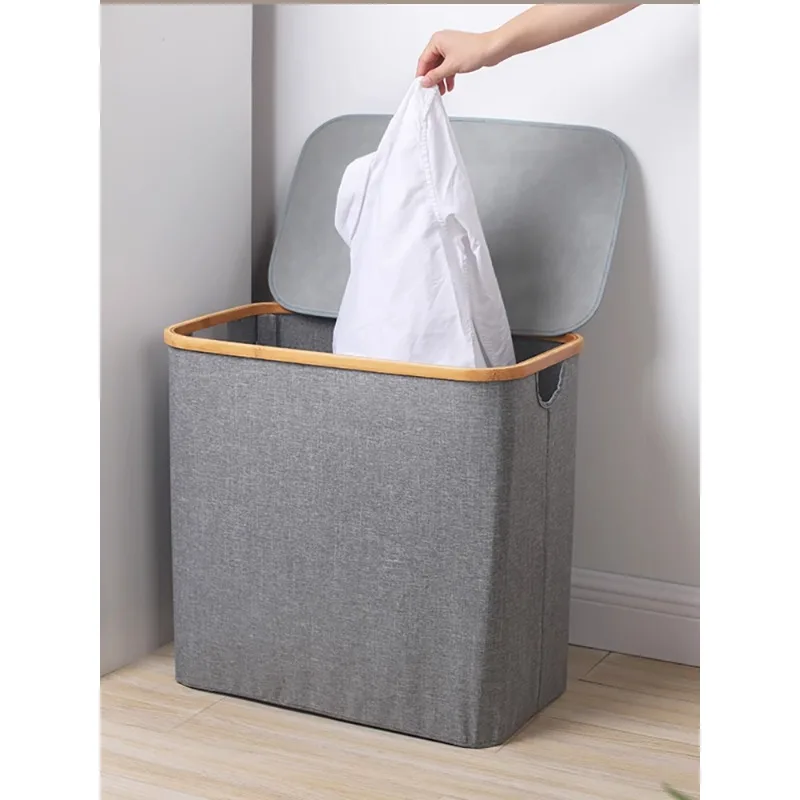 Dirty clothes storage basket ins wind household toys miscellaneous sorting bucket living room fabric storage dirty clothes baske