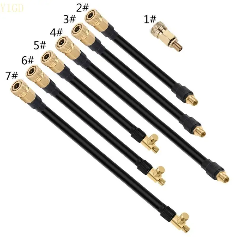 

y1gd удлинитель шин резиновый адаптер для шланга гибкая трубка удлинитель клапана шины насос для накачивания преобразование женская головка