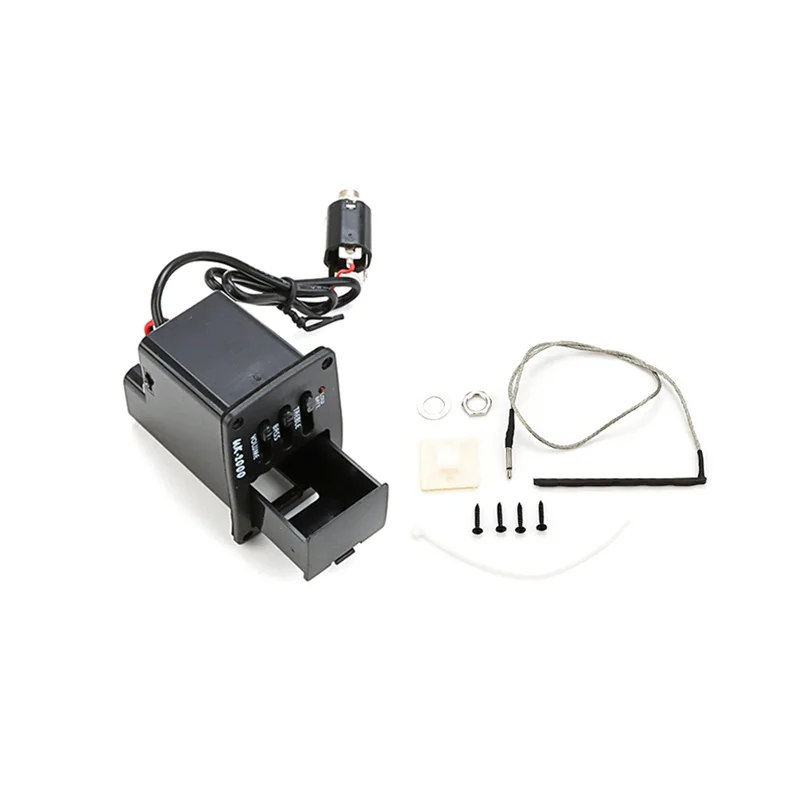 UK-2000 2-Band EQ Equalizer Ukulele Piezo Pickup for Ukulele Instrument Accessories Parts