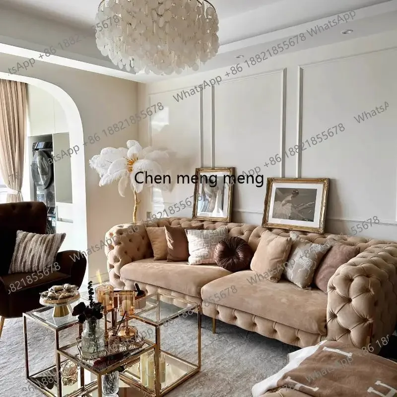 Nordic Gray Living Room Sofas Cheap Designer Curved Modern Living Room Sofas Boneless Lazy Divano Soggiorno Furniture For Home E