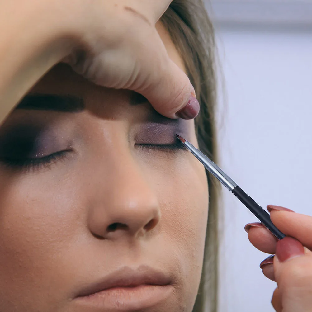 Brosse à lèvres Eyeliner compacte et légère, applicateur de maquillage pour Eyeliner, rouge à lèvres, masque, outil de beauté Portable, 5 pièces