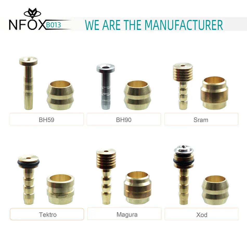 Oil Brake Olive Head Oil Needle Copper Sleeve BH90 BH59 Oil Pipe Cutting Magula AVID Bike Accessories Parts Xod Goodtaste Liting