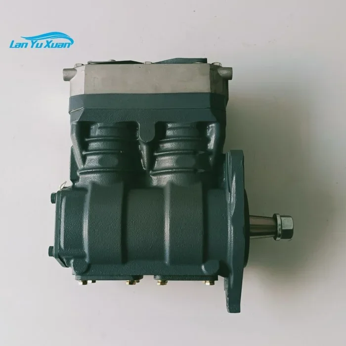 

Suitable for Shaanxi Automobile Delong Hanwei WP13 engine air compressor assembly WP12 double cylinder air compressor air pump 3