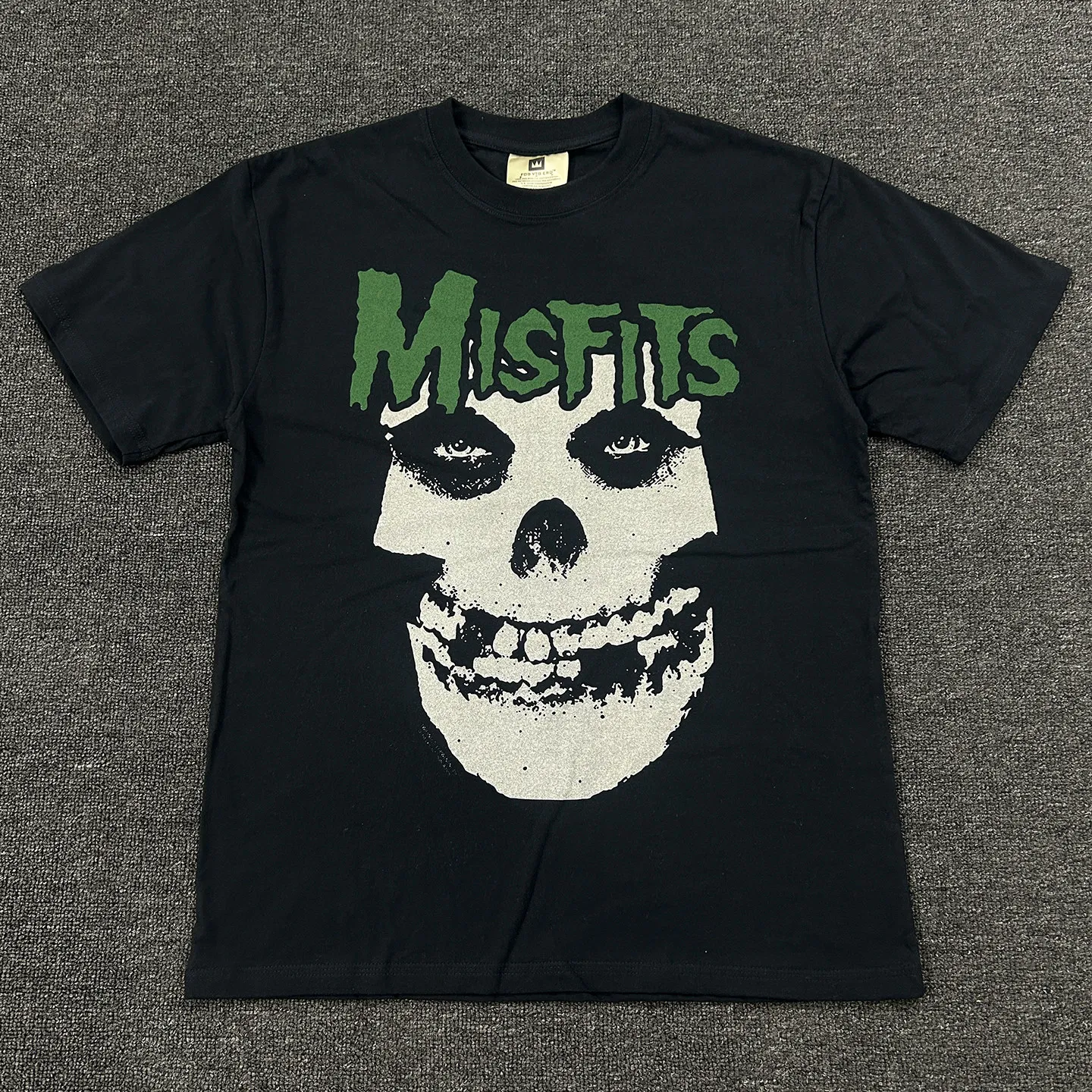 The Misfits A Non-conforming Band Electronic Rock Trend Vintage Street Style Men and Women.Retro Short-sleeved Cotton T-shirt.