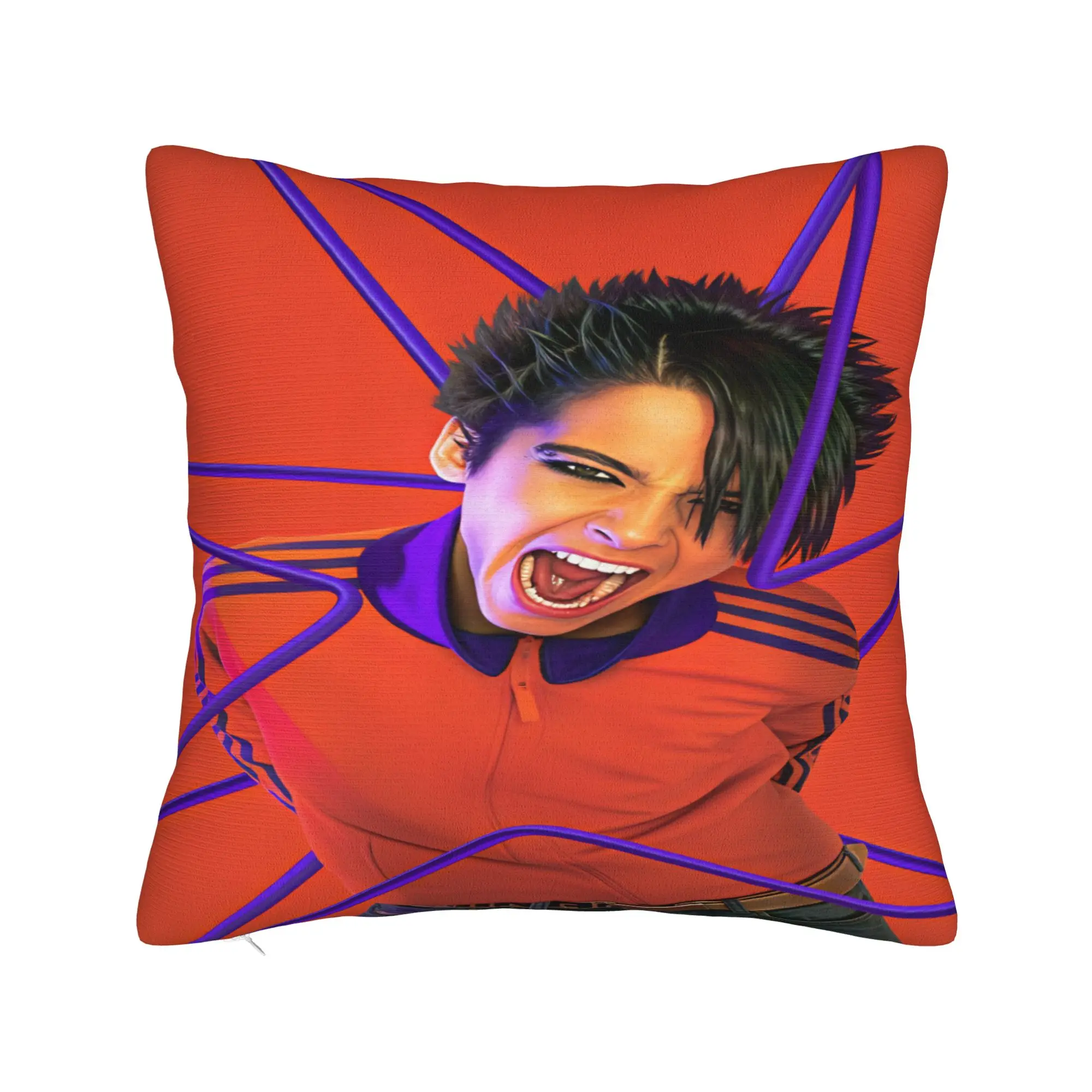 Pillow Case Tokio Hotel Bill Tom Kaulitz  Custom  Pillow Cover For Living Room Bed Chair Retro Trendy Pillowcases