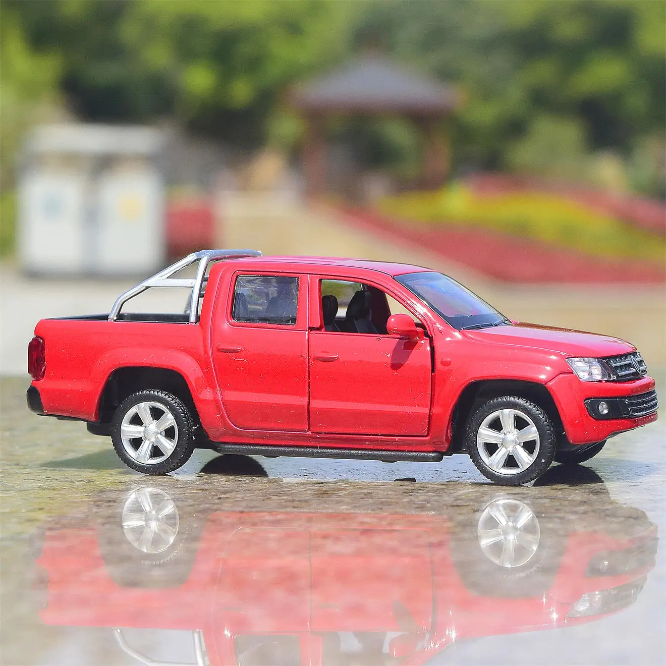 1:46 Volkswagen Amarok Picku Alloy Car Diecasts & Toy Vehicles Car Model Miniature Scale Model Car Toys For Children