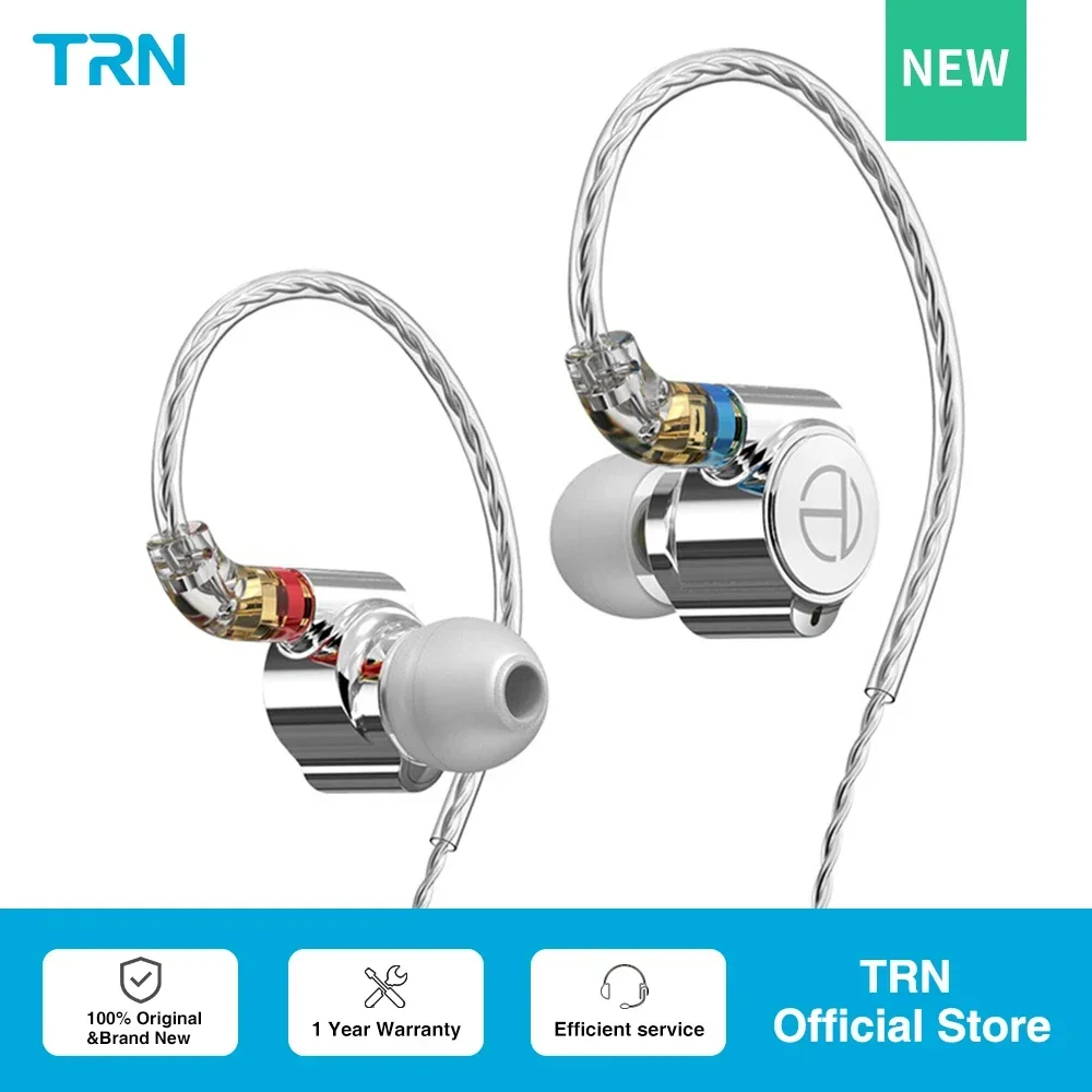 TRN TA1 HiFI 1BA+1DD HIFI Best In-ear Wired Earphone Knowles Hybrid Dynamic Driver Metal Running Sport Bass Monitor Headphone