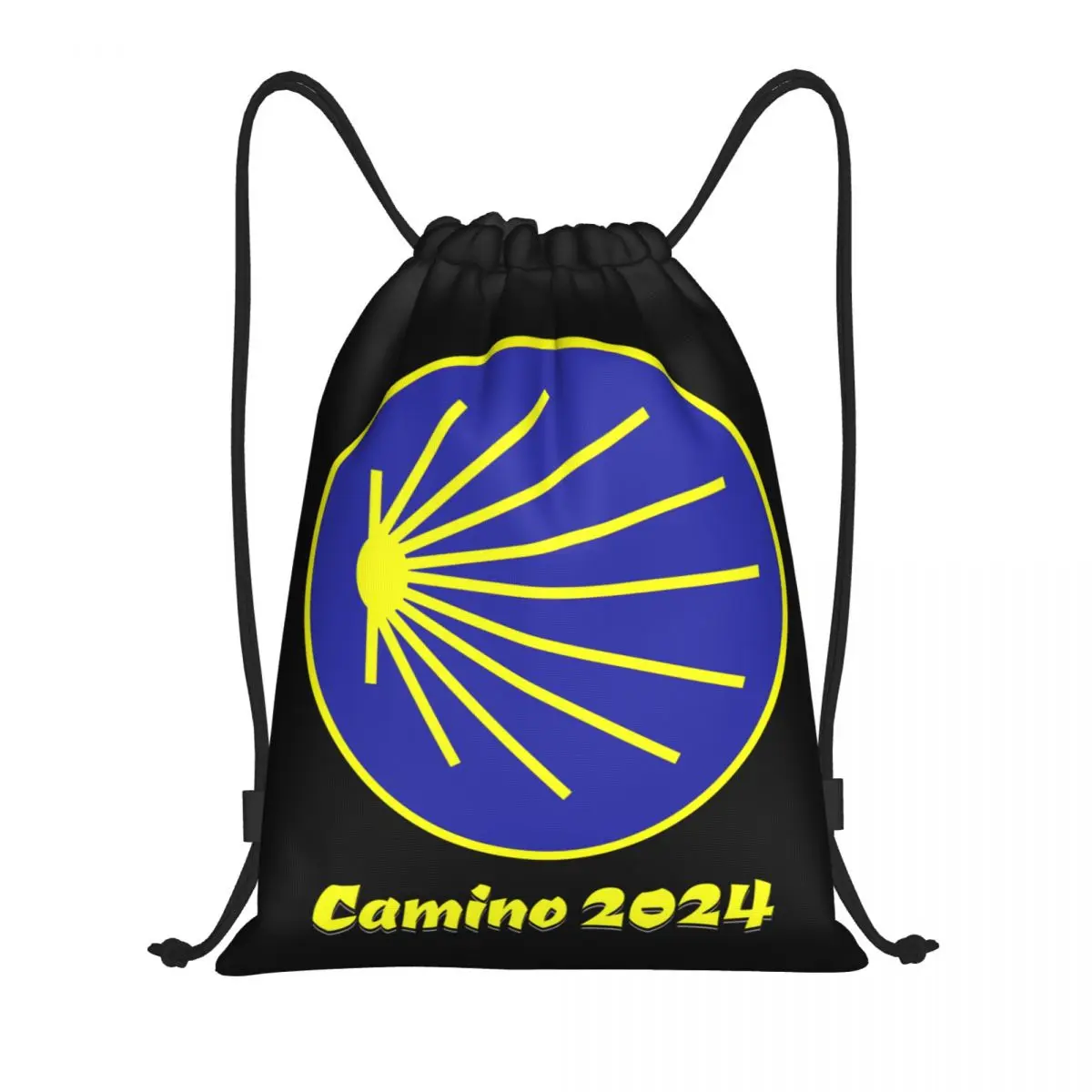 Camino De Santiago Scallop Shell tas kolor pria wanita portabel olahraga Gym ransel cara latihan ransel