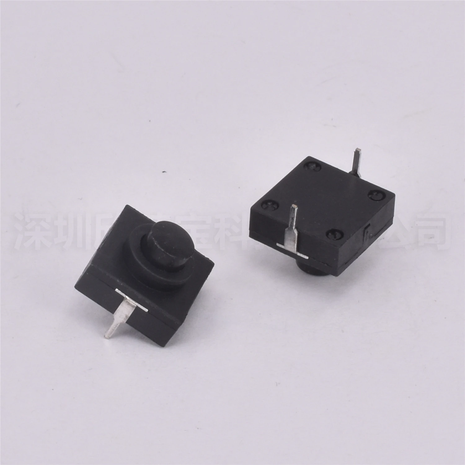 10/20pcs interruttore a pulsante torcia 12*12*9.4mm 1A 30V CB-1212-112D 2pin nero Mini Ultra-sottile centrale dei piedi interruttore ON-OFF