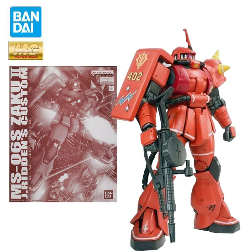 

Bandai Genuine Gundam Model Garage Kit PB Limit MG Series 1/100 MS-06S ZAKU2 Anime Action Figure Toys for Boys Collectible Toy