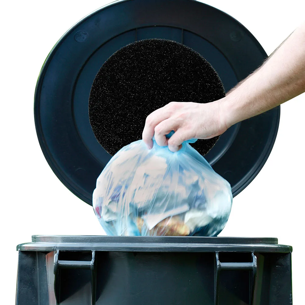 

12 Pcs Charcoal Filter Kitchen Compost Bin Filters Activated Carbon Replacements for Sponge Trash Odor