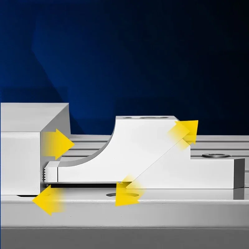 Pince de Fixation Latérale CNC, avec Fixation de Précision, Étau à Grenouille à Extrémité Plate