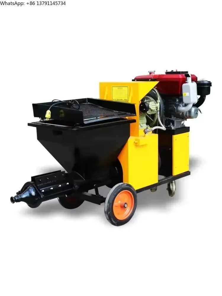 Concrete Mortar Injection Machine, Automatic Mortar Gypsum Wall Plastering Machine, Mortar Spraying Machine