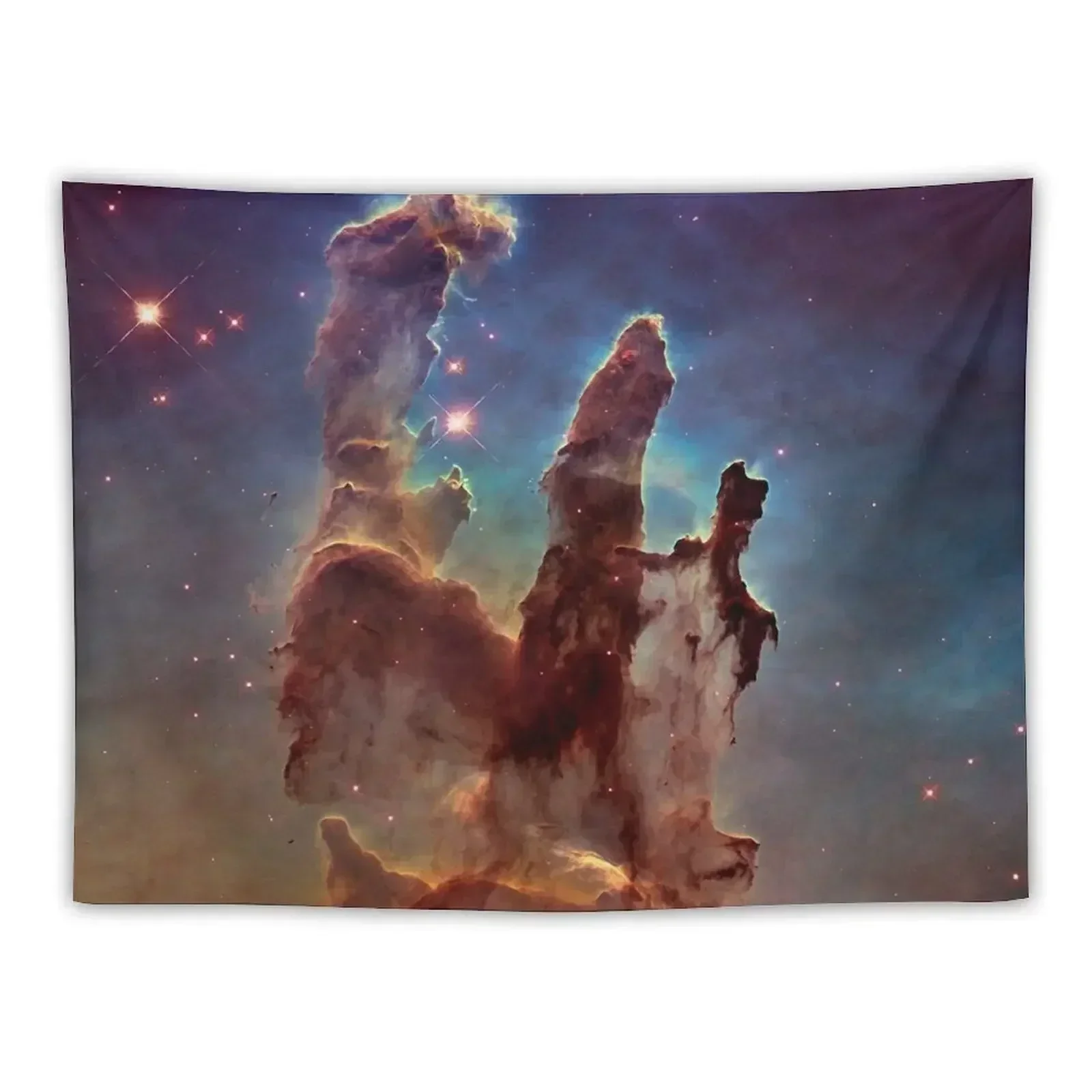 Pillars of Creation, Eagle nebula, space exploration Tapestry Wall Deco Things To Decorate The Room Home Decorators Tapestry