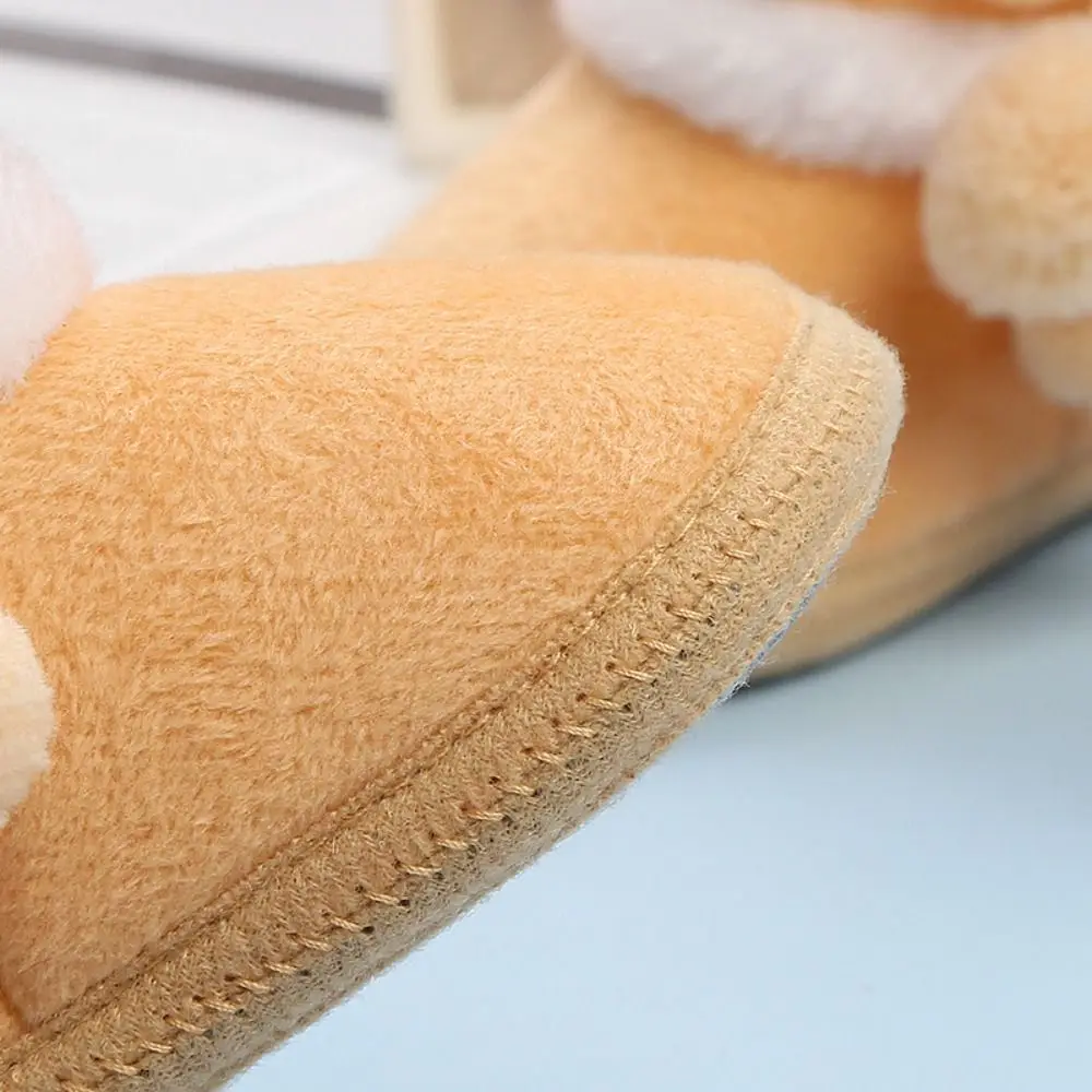 NEW Fleece Toddler Snow Boots Warm 0-12 Months Cotton Shoes Anti Slip Soft Sole Footwear Winter