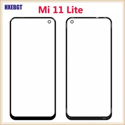 Touch Panel Front Glass+OCA Glue for Xiaomi Mi 11 Lite Screen Outer Glass Replacement LCD Screen Glass Lens