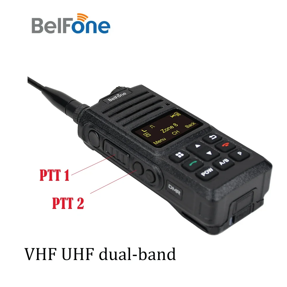 Advanced Wireless Radio Transceiver Two Way Dual Band Vhf Walkie Talkie With AES256 Encryption