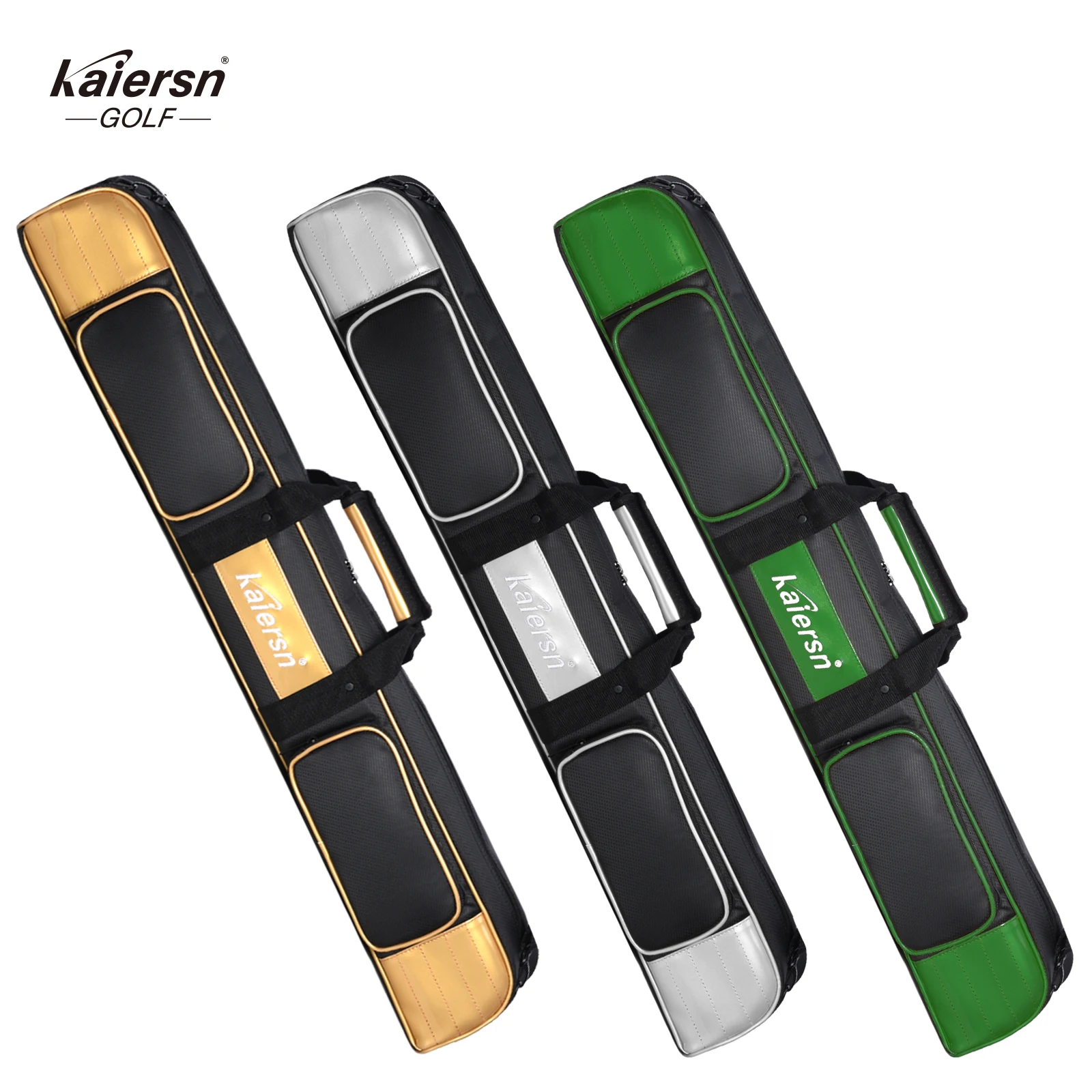 حقيبة Kaiersn PU بكتف واحد لنادي الجولف، حقيبة حمل خفيفة الوزن لنوادي الجولف وإكسسوارات 2 بارك