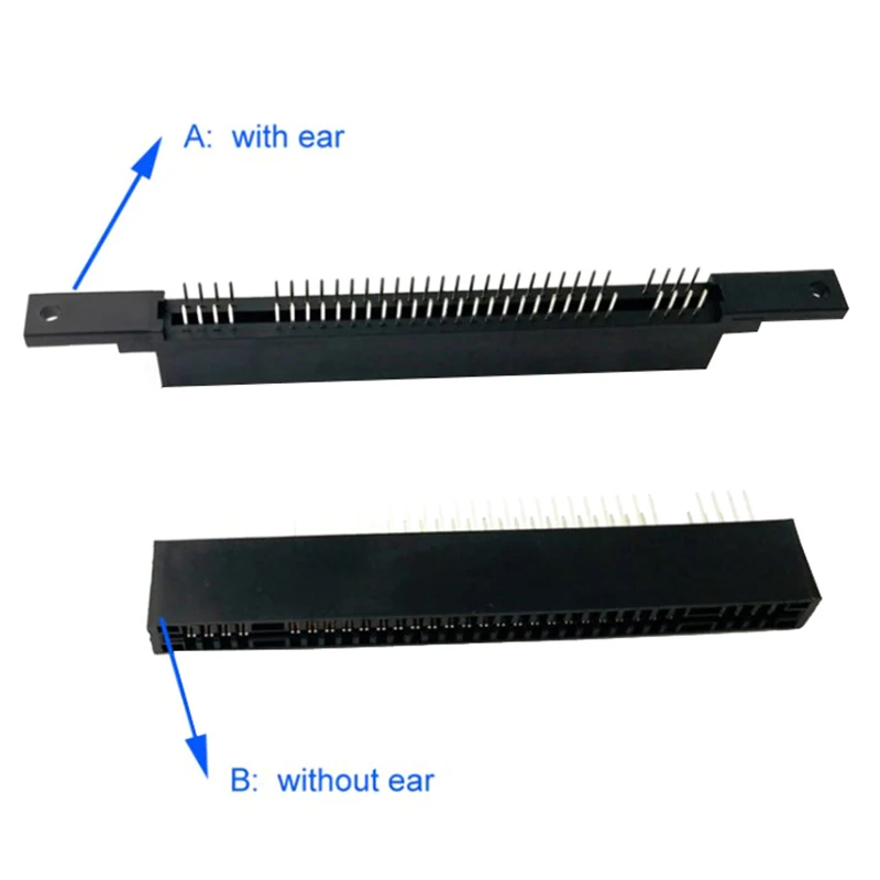 1PC Replacement Interval 62 Pin Card Slot For SNES Console Game Cartridge Slot Connector