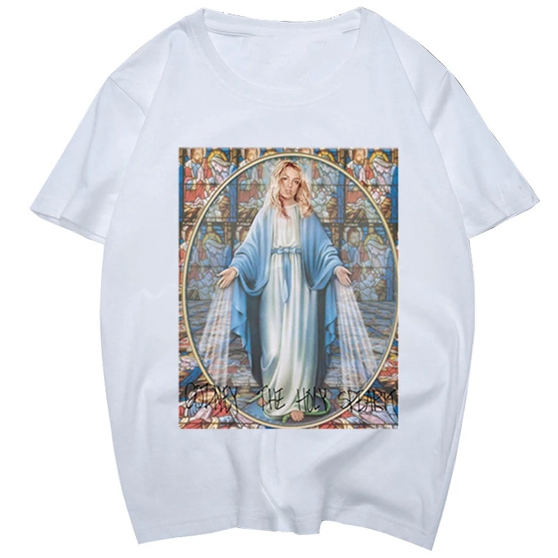 Britney Spears New Men Fashion Printed T-shirt Summer Cotton manica corta Casual o-collo Tee Hipster Cool Men T-shirt Harajuku