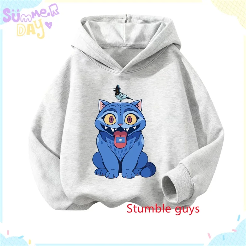 

Boys' Kpop Demon Hunters Anime Hoodie Autumn Rumi Warm Soft Daily Wear Girls Kids Hooded Sweatshirt​