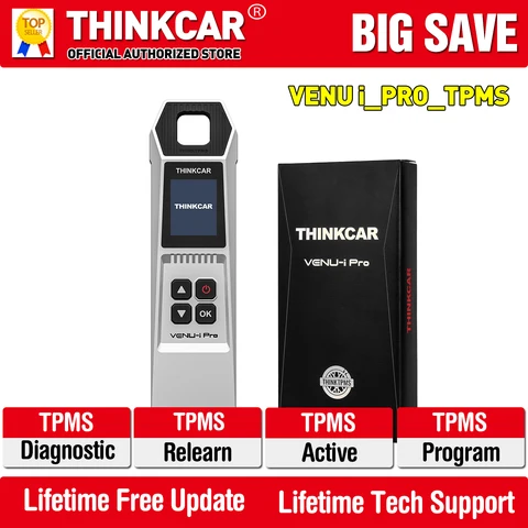 THINKCAR VENU i-Pro TPMS инструмент для проверки давления в автомобильных шинах 315 МГц/433 МГц TPMS инструмент для ремонта шин активация программирование обучение