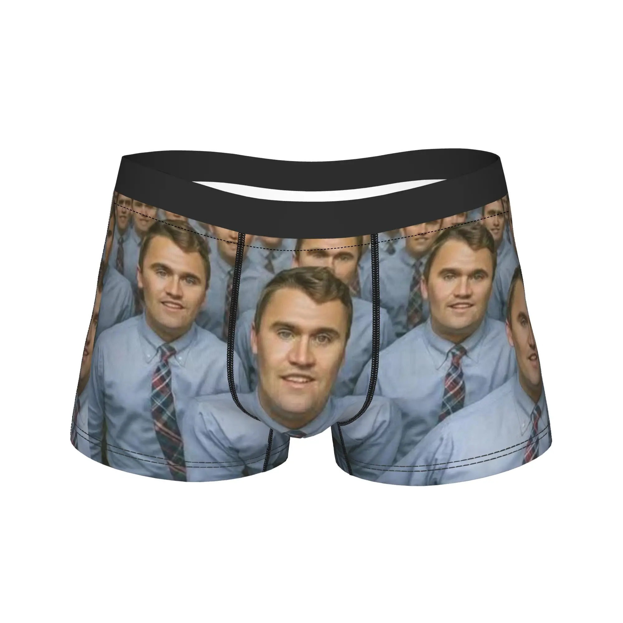 

We Are Charlie Kirk Movement Underwear Breathable Panties Design Boxer Brief For Man 3D Pouch Plus Size Boxershorts