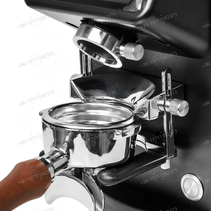90mm Titanium Burr Commercial Coffee Grinder Espresso Machine Touch Screen Electric Quantitative Coffee Bean Grinder With Scale